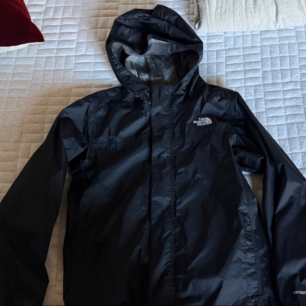 The North Face Boys Midnight Black Windbreaker - Size 14/16